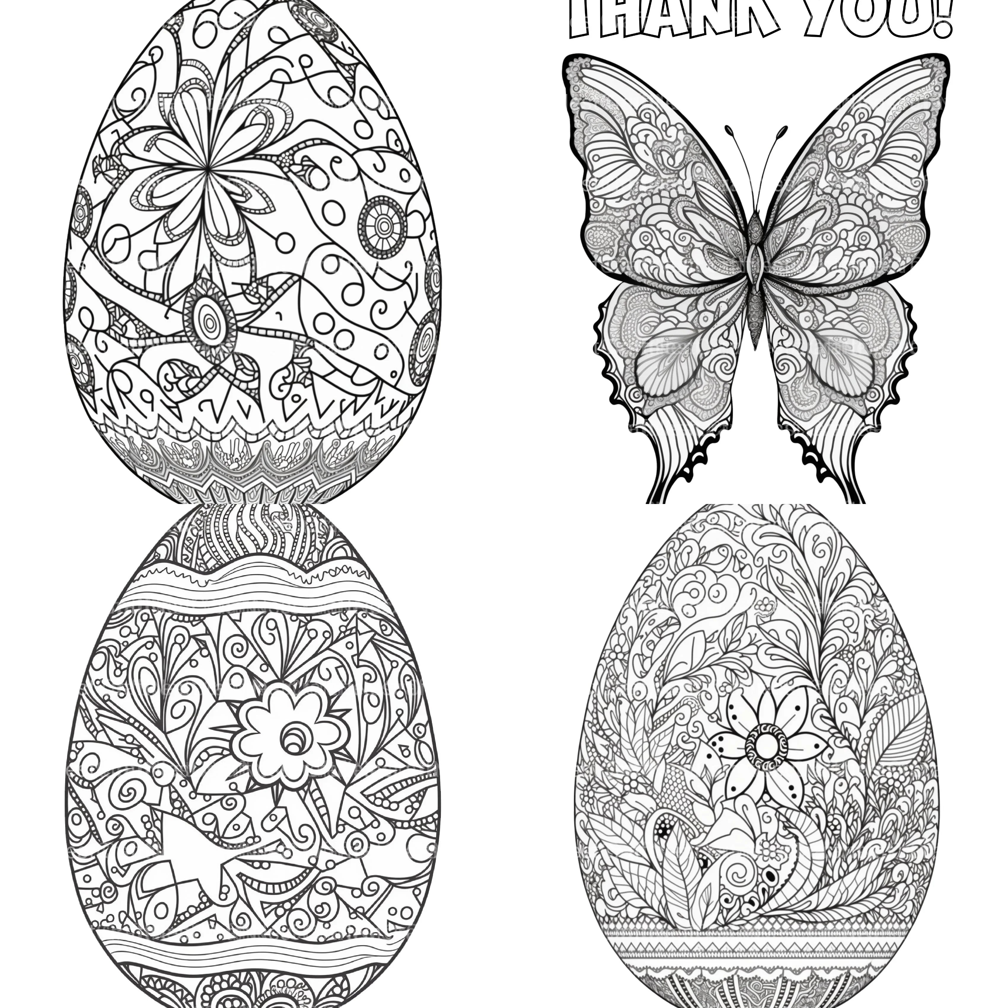 Mandala Egg Coloring Book - CraftNest - Digital Crafting and Art