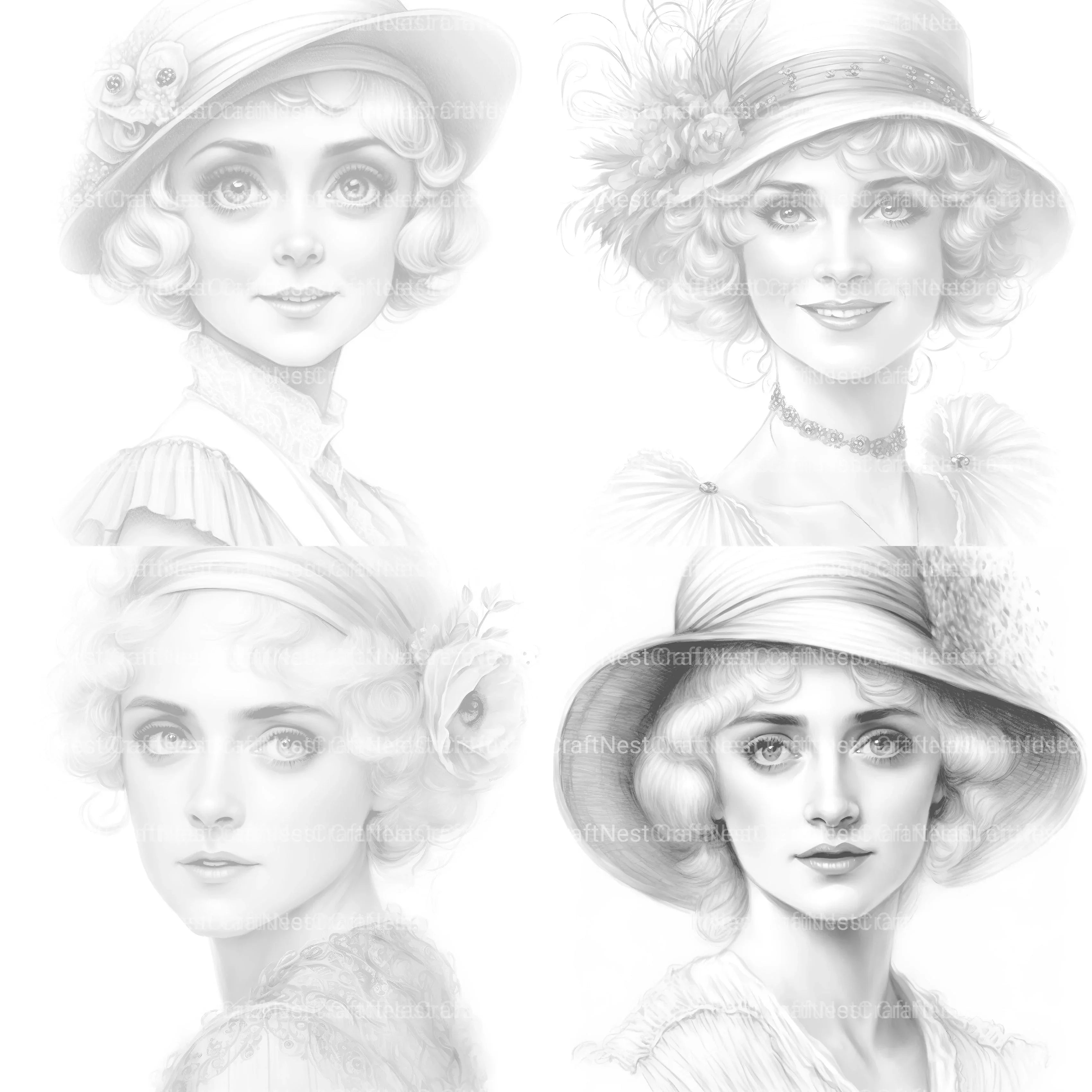 Brides Coloring Book - CraftNest - Digital Crafting and Art