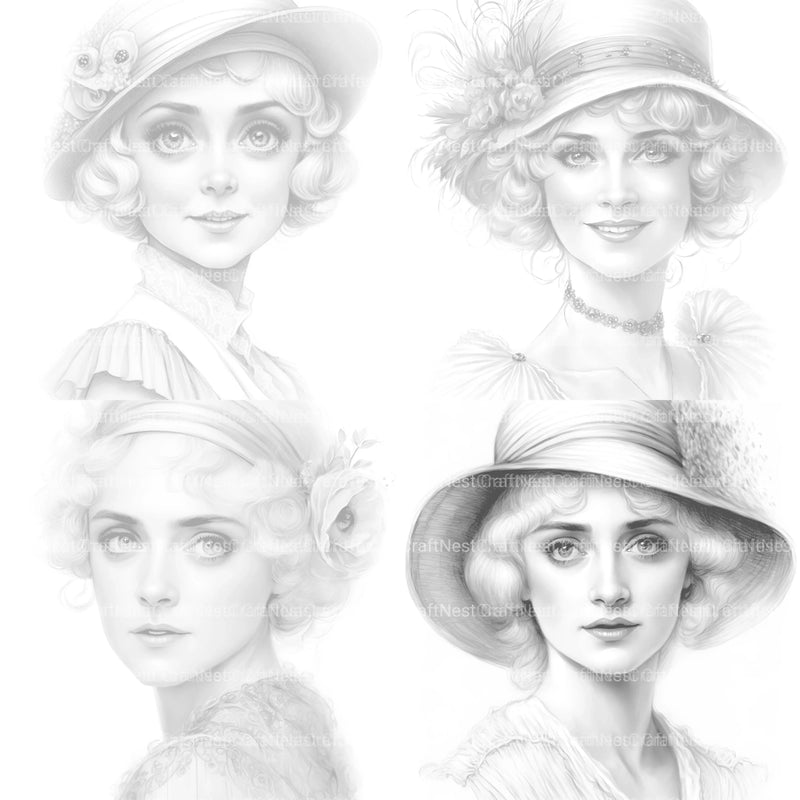 Brides Coloring Book - CraftNest - Digital Crafting and Art