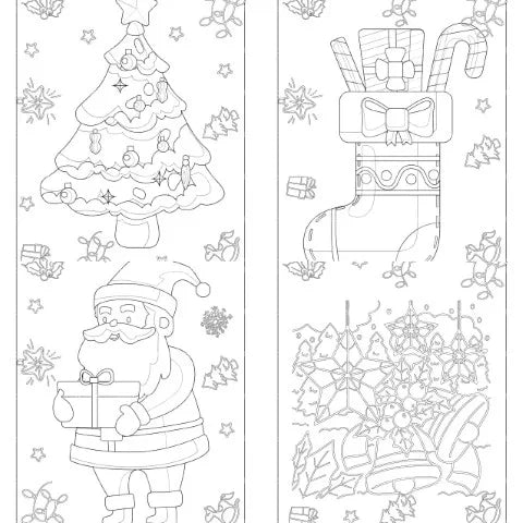 Kids Christmas Coloring Book 1 - CraftNest - Digital Crafting and Art