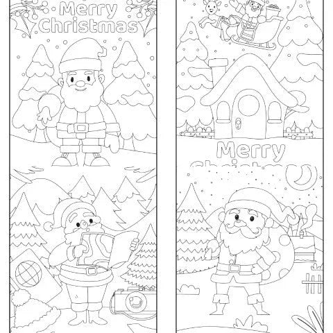 Kids Christmas Art Coloring Book