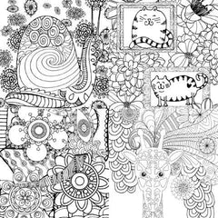 Colorist Heaven Animal Coloring Book - CraftNest - Digital Crafting and Art