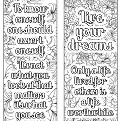 Motivational Quotes Coloring Book 5 - CraftNest - Digital Crafting and Art