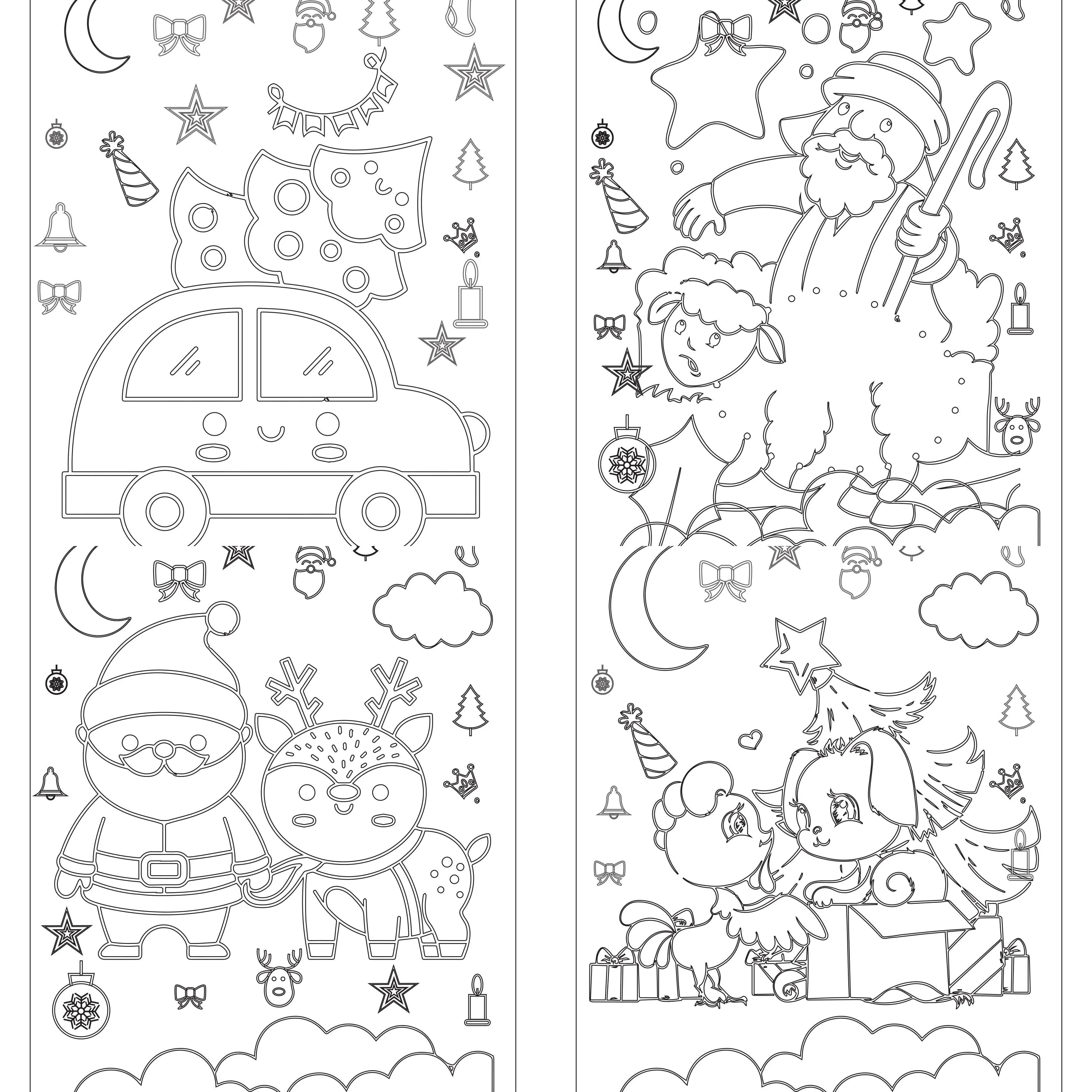 Kids Christmas Coloring Page Coloring Book