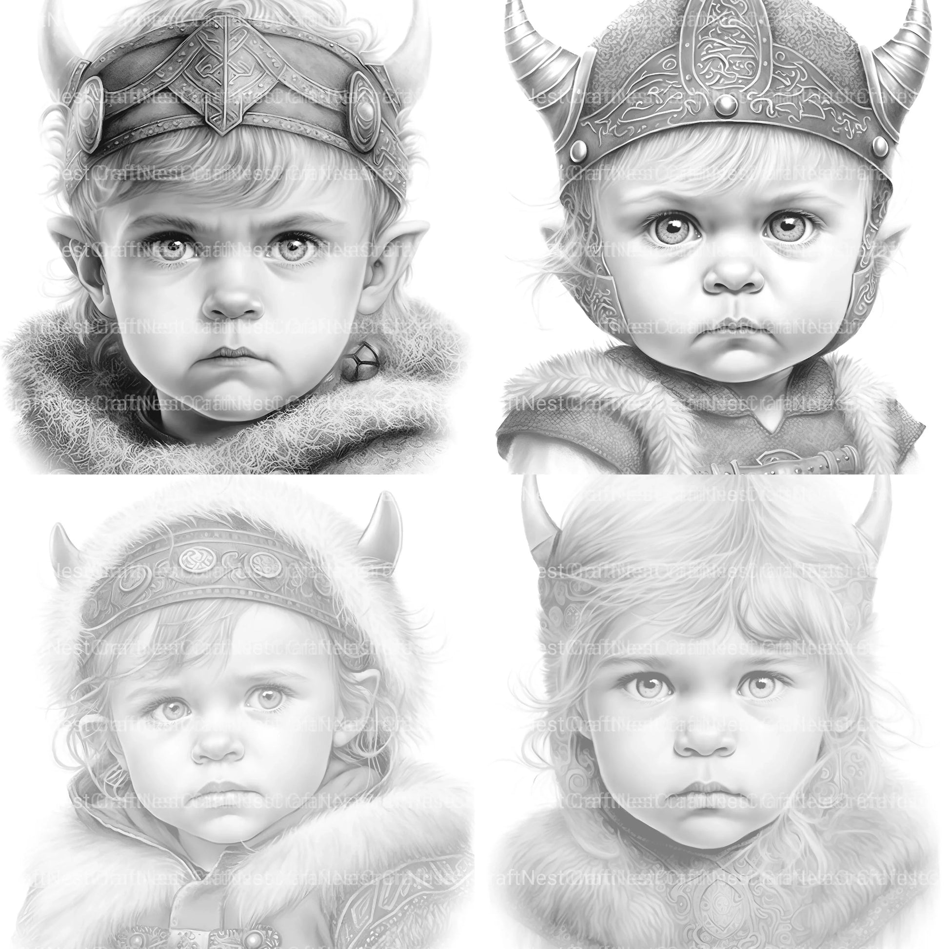 Winter Girl Coloring Book 2 - CraftNest - Digital Crafting and Art