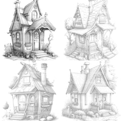 Ranch Tiny House Coloring Book - CraftNest - Digital Crafting and Art