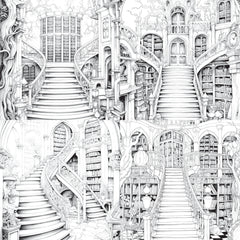 Enchanted Library Coloring Book - CraftNest - Digital Crafting and Art
