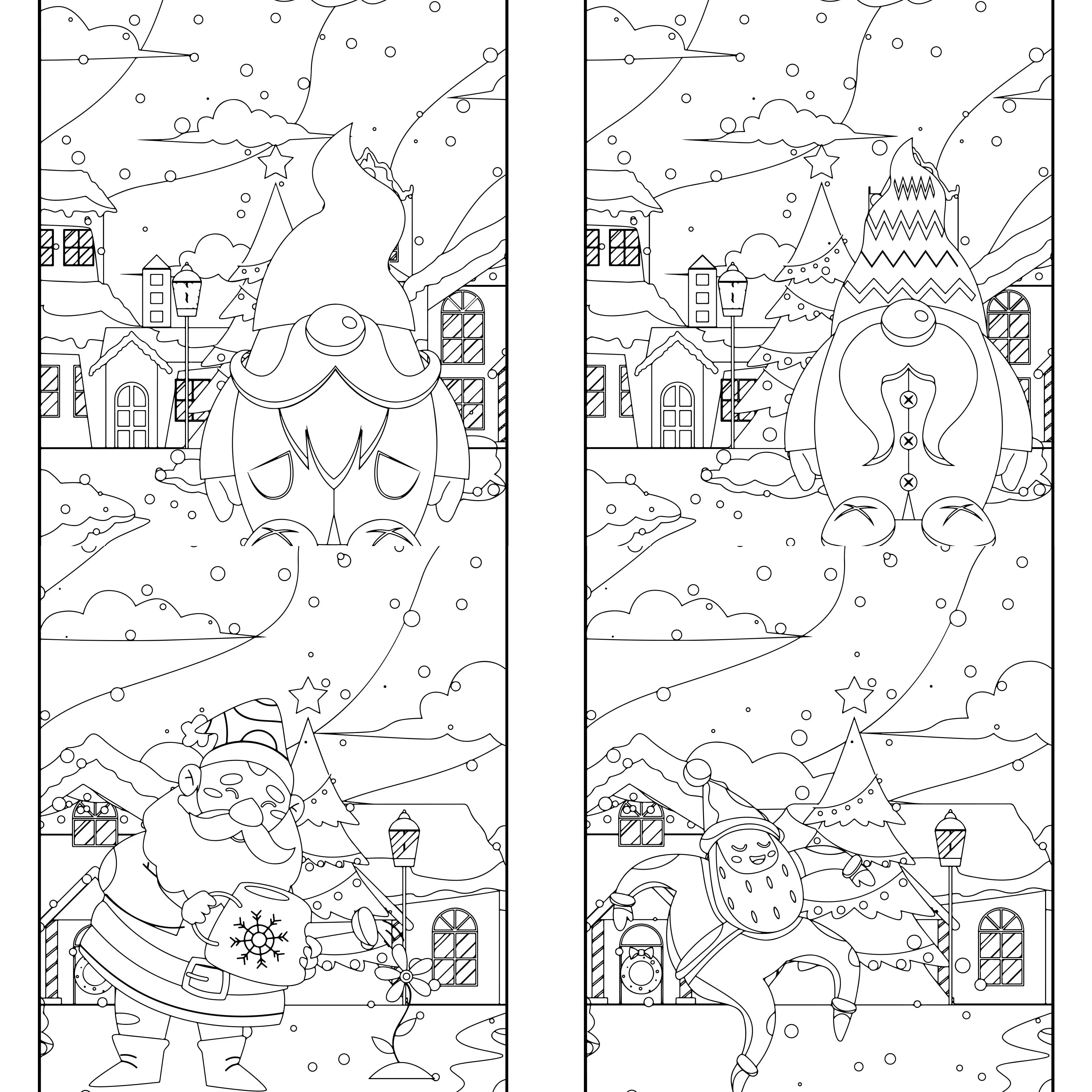 Kids Christmas Coloring Book Volume