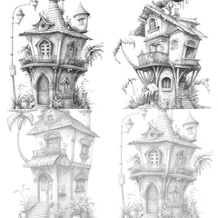 Chile Tiny House Coloring Book - CraftNest - Digital Crafting and Art