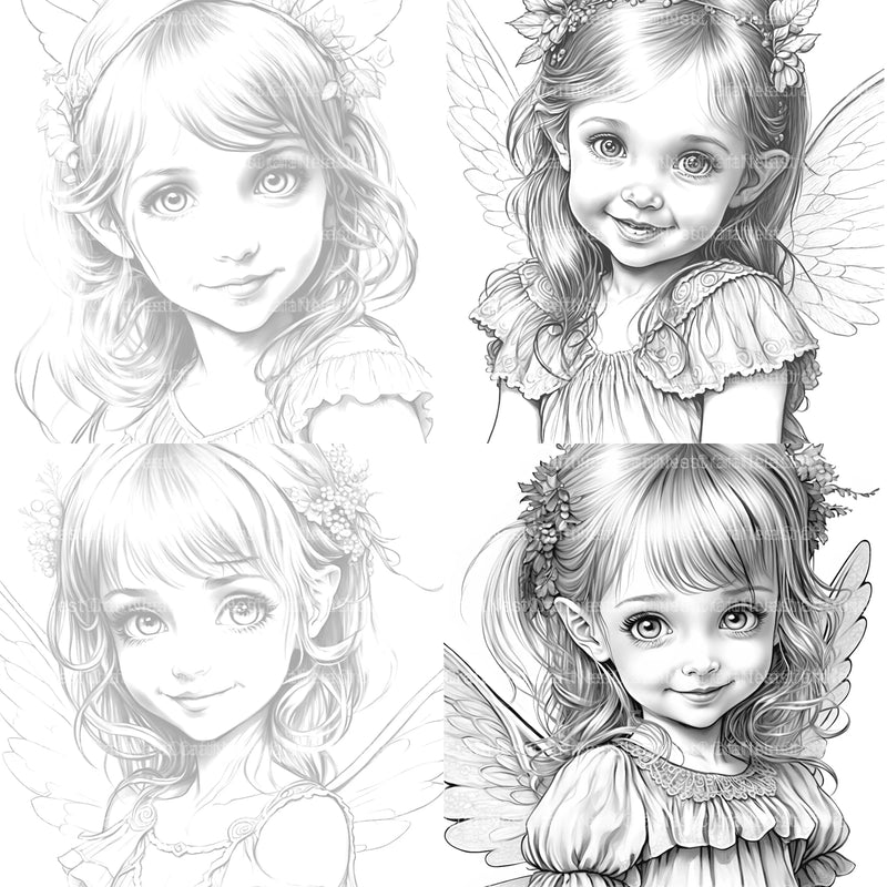 Flower Princess Coloring Book - CraftNest - Digital Crafting and Art