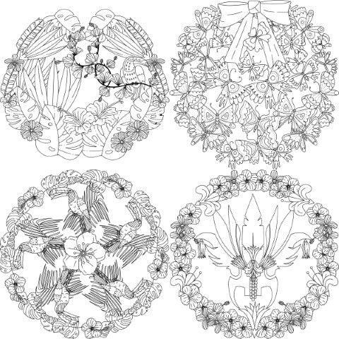 Colorist Heaven Jungle Coloring Book - CraftNest - Digital Crafting and Art