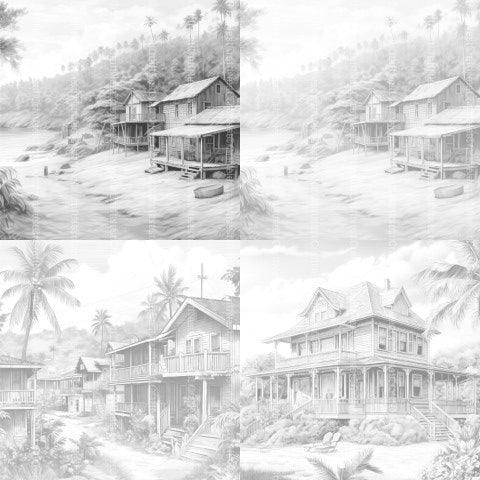 Hawaii Coloring Book - CraftNest - Digital Crafting and Art