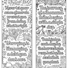 Motivational Quotes Coloring Book 7 - CraftNest - Digital Crafting and Art