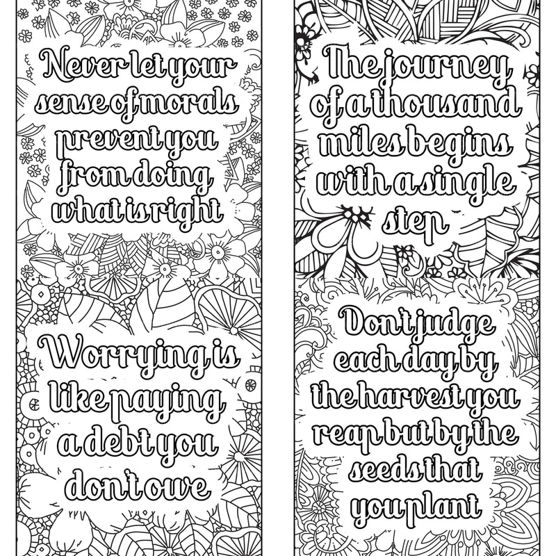 Motivational Quotes Coloring Book 7 - CraftNest - Digital Crafting and Art