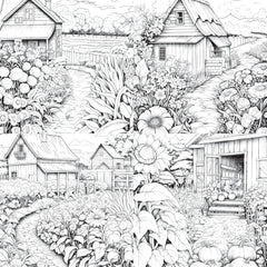 Farmers Garden Coloring Book 2 - CraftNest - Digital Crafting and Art