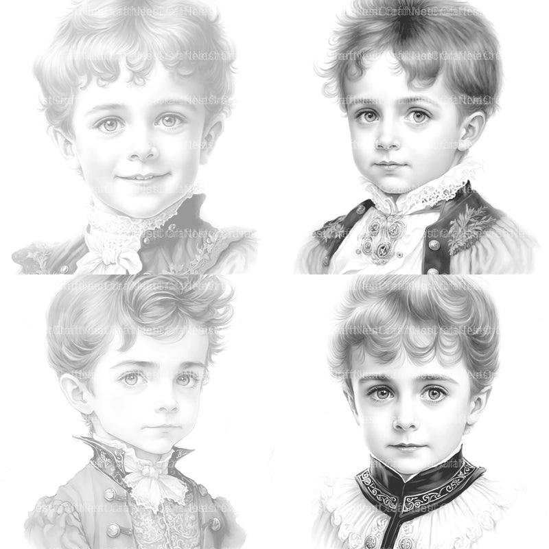 Victorian Man Coloring Book - CraftNest - Digital Crafting and Art