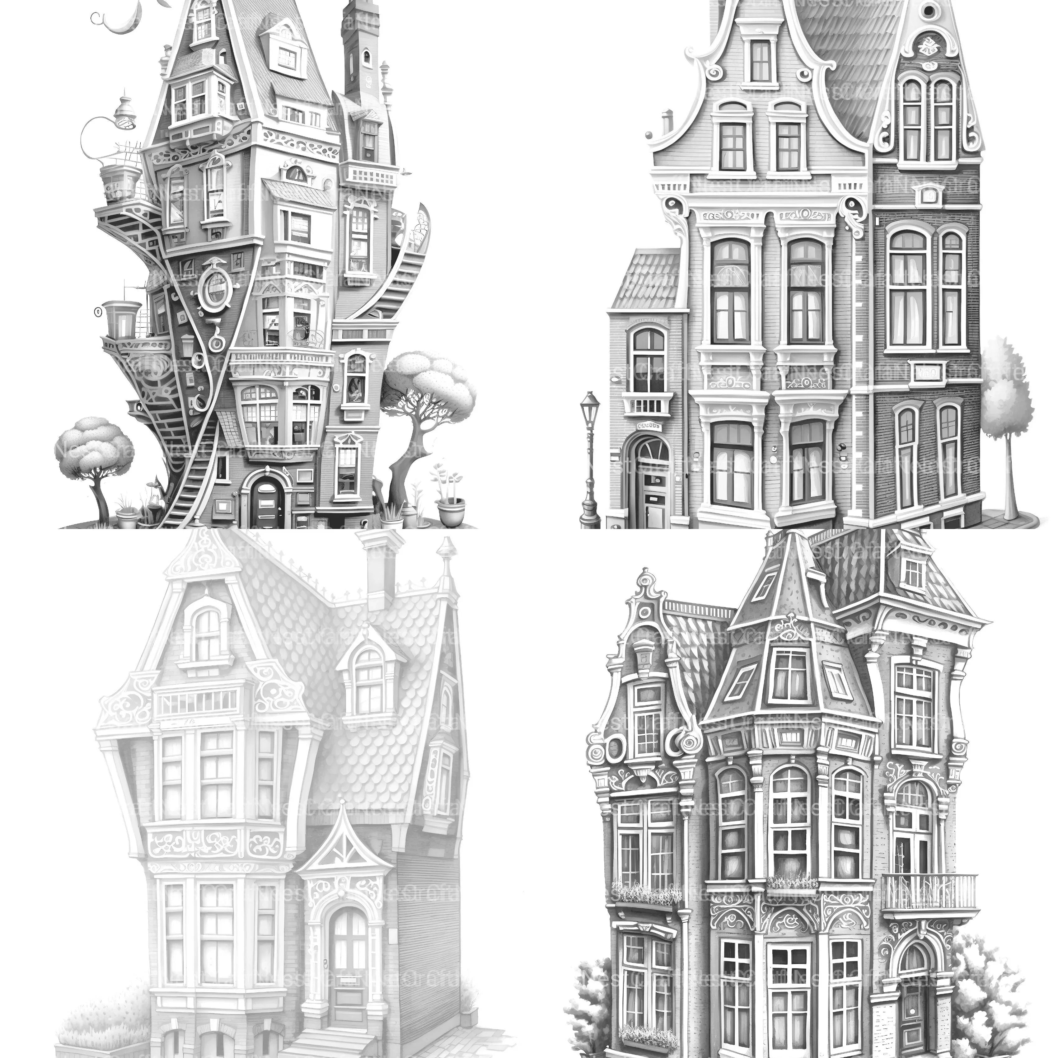 Brazilian Tiny House Coloring Book - CraftNest - Digital Crafting and Art