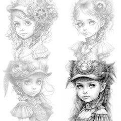 Victorian Boy Coloring Book - CraftNest - Digital Crafting and Art