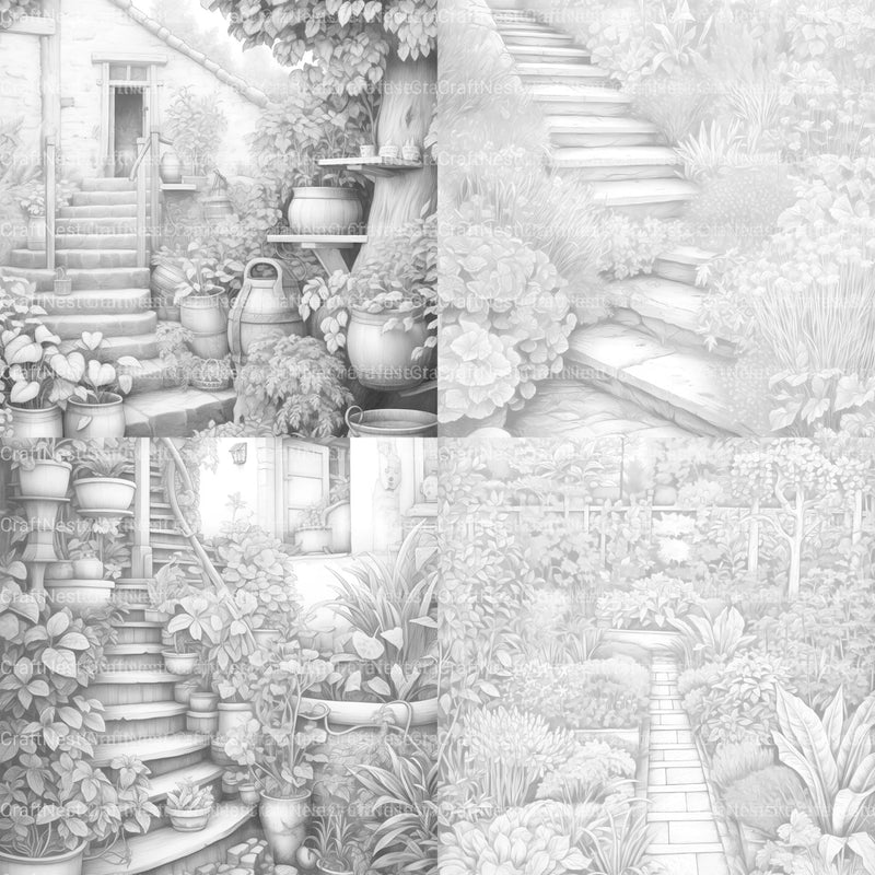 Herb Garden Coloring Book - CraftNest - Digital Crafting and Art