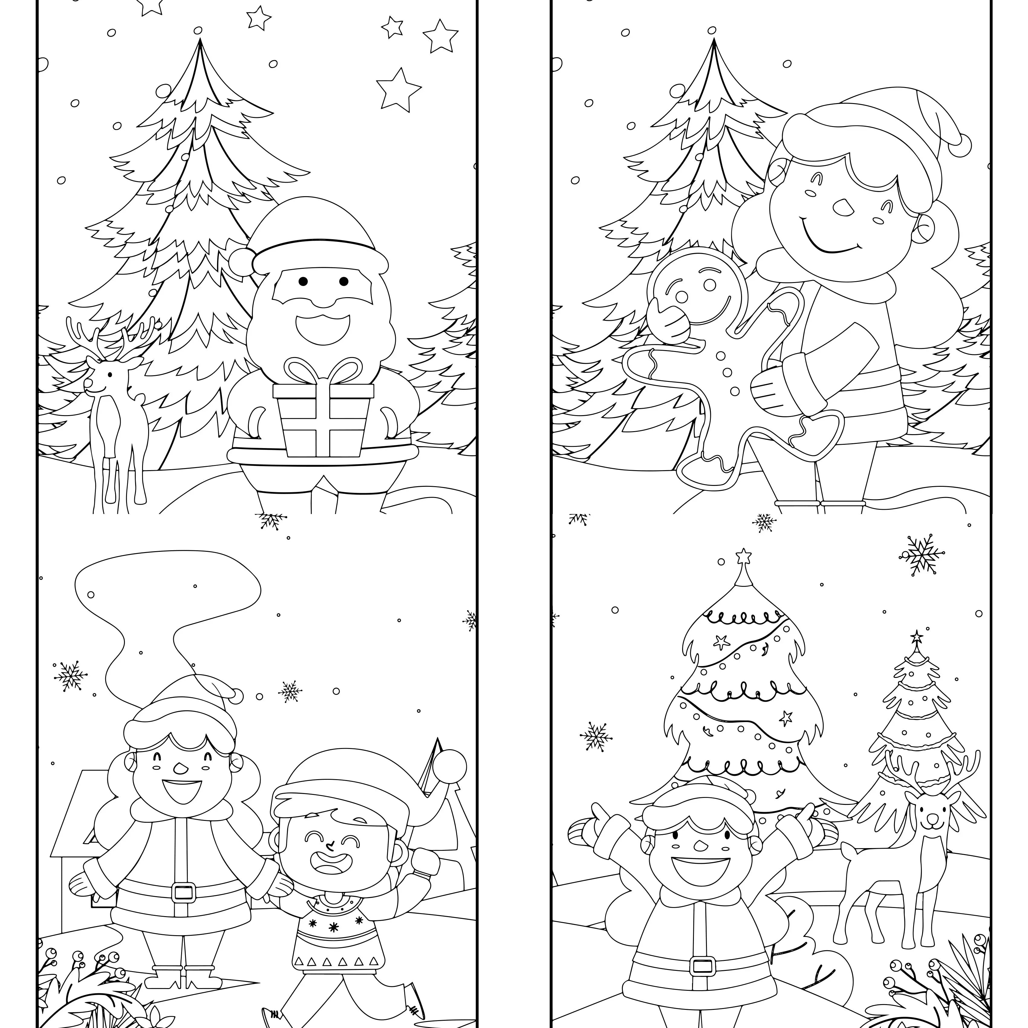 Kids Christmas Coloring Book Volume