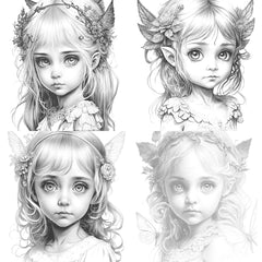 Gnome Girl Coloring Book - CraftNest - Digital Crafting and Art