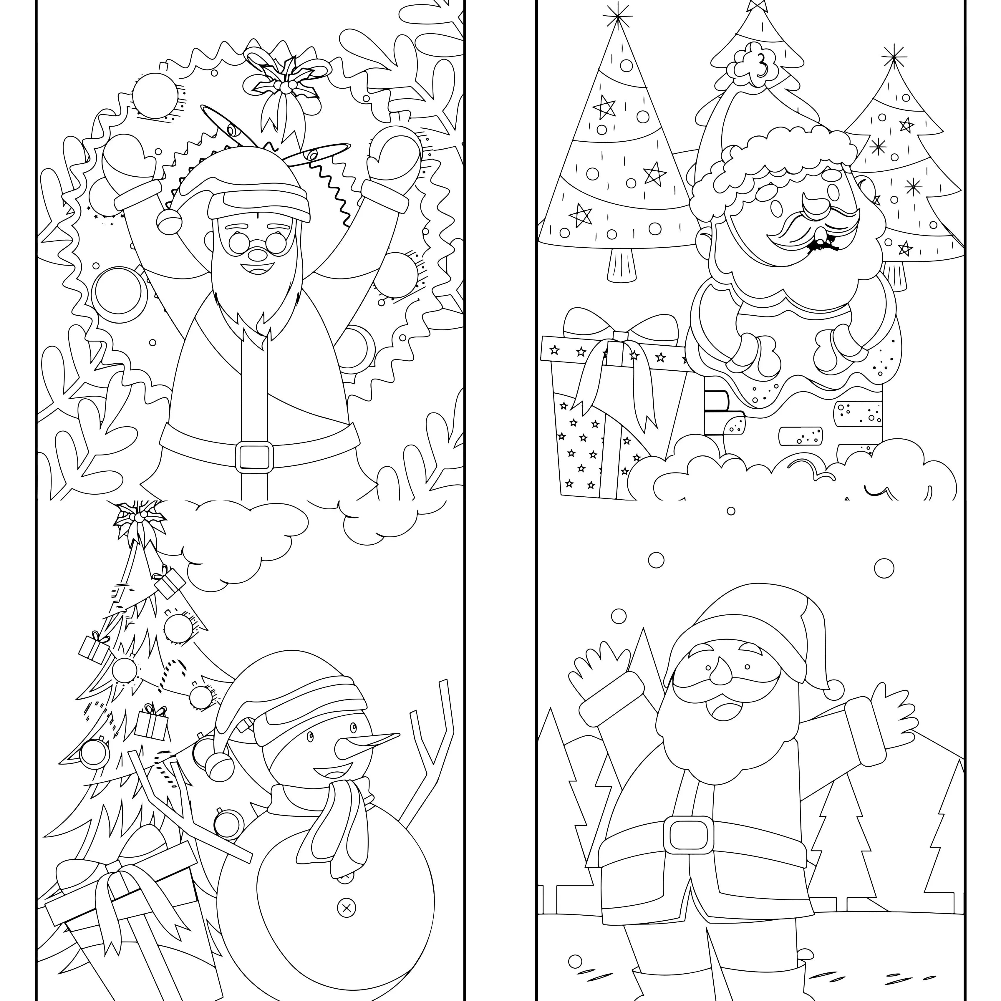 Kids Christmas Coloring Book Volume