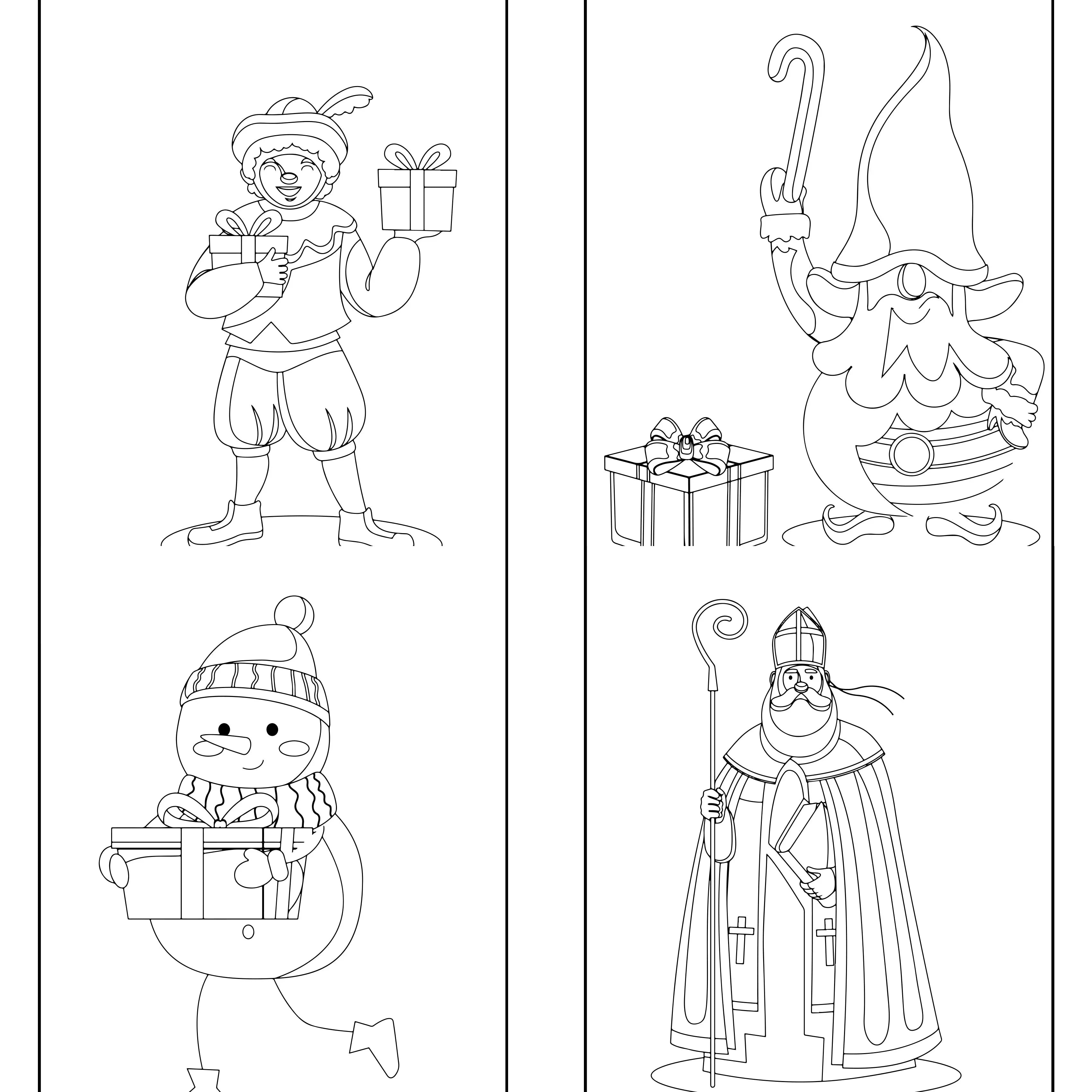 Kids Christmas Coloring Book Volume
