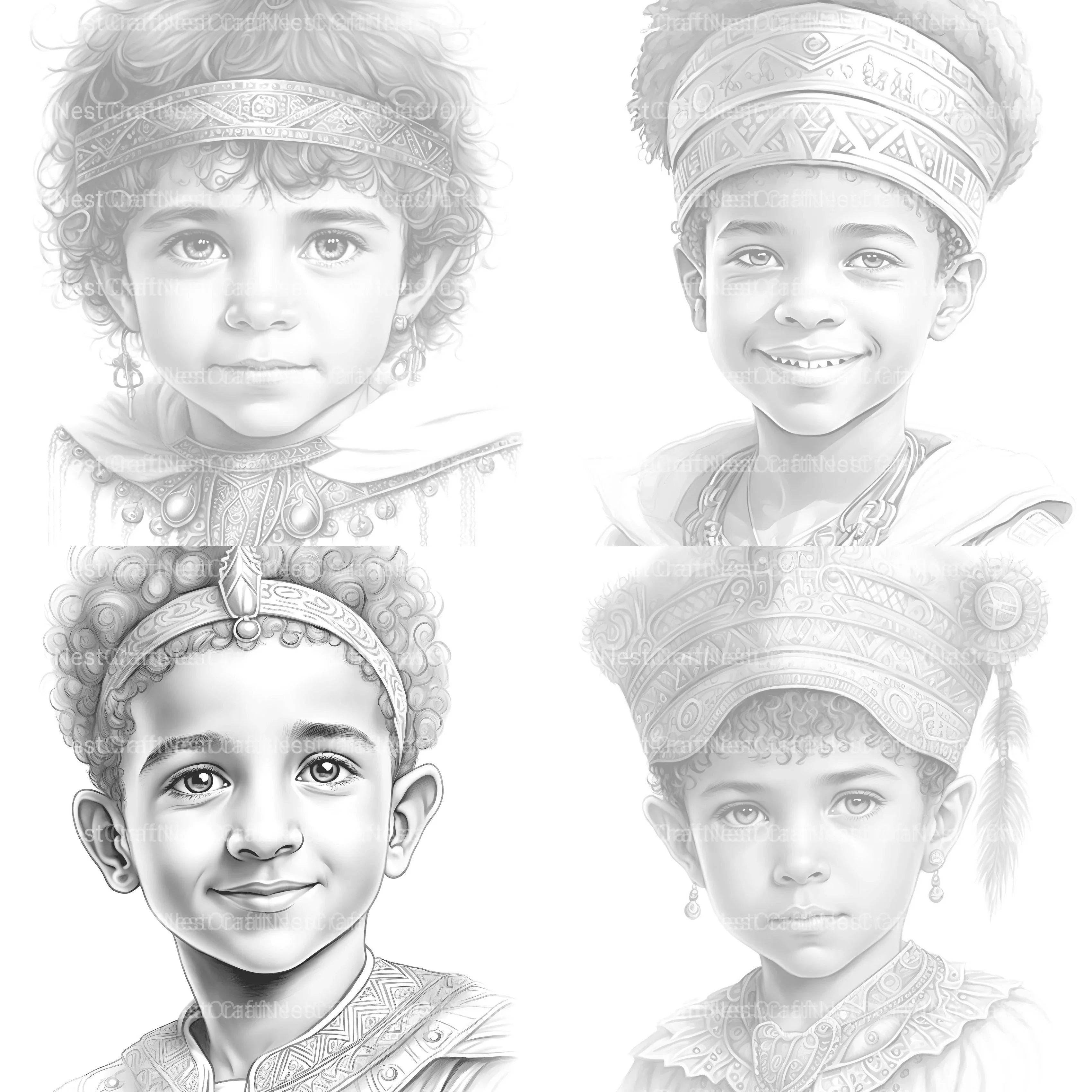 Cute Girl Coloring Book - CraftNest - Digital Crafting and Art