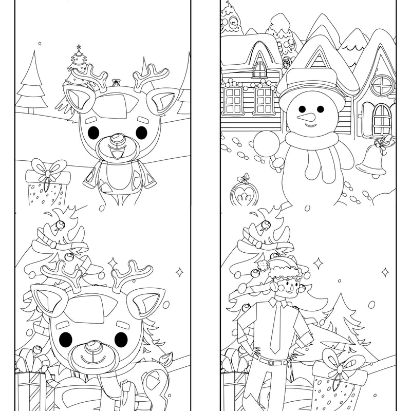 Kids Christmas Coloring Book Volume 12 - CraftNest - Digital Crafting and Art