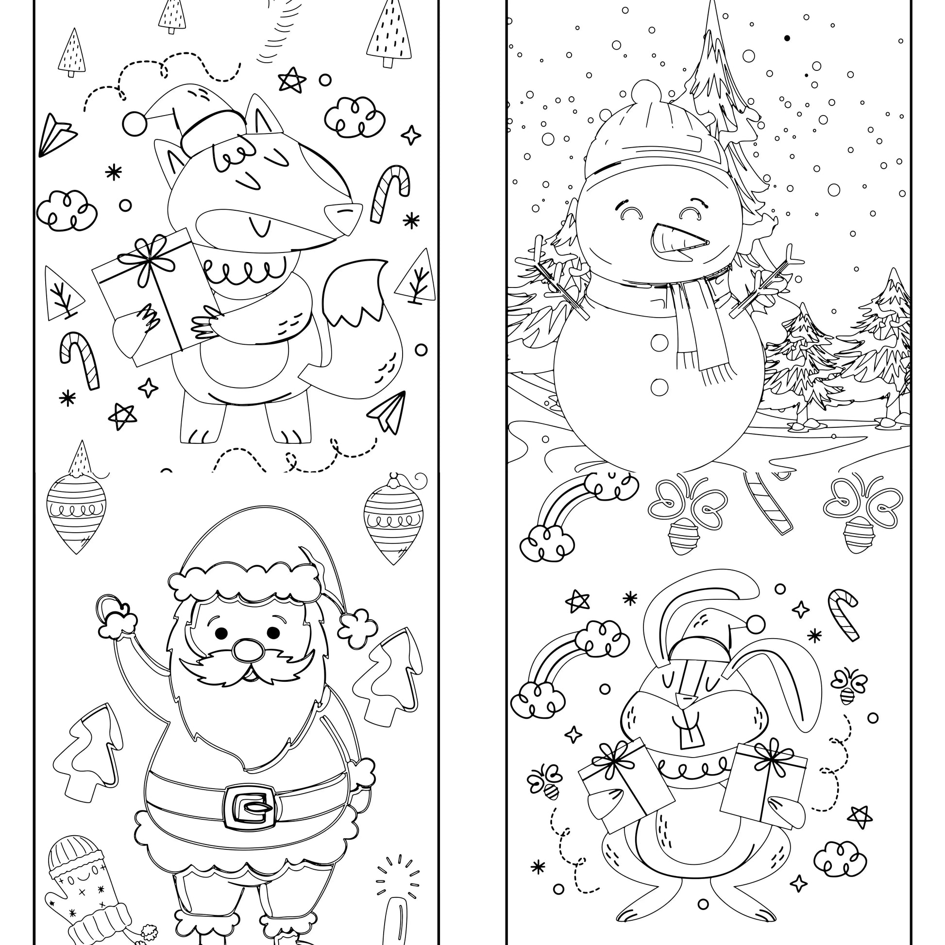 Kids Christmas Coloring Book Volume 6 - CraftNest - Digital Crafting and Art