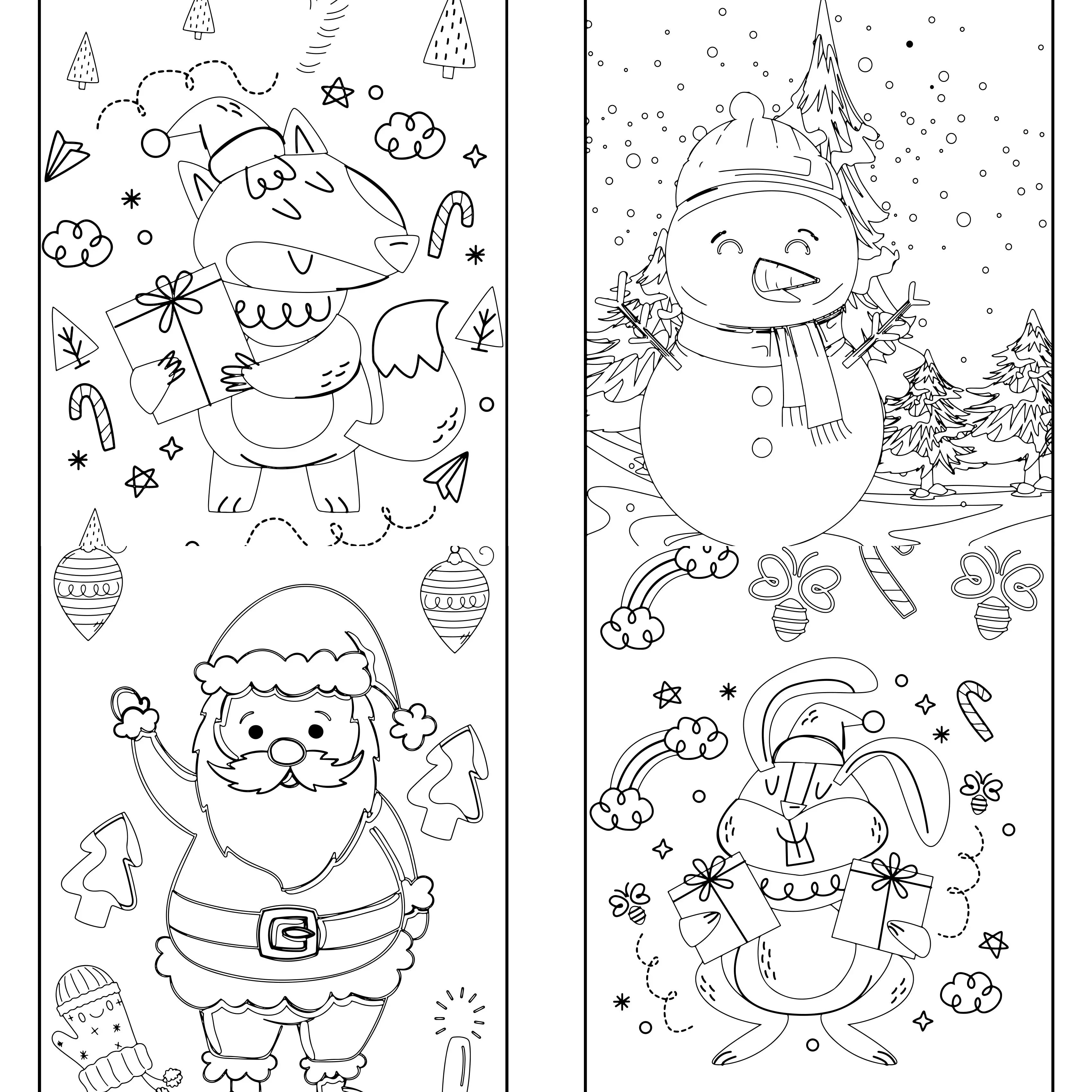 Kids Christmas Coloring Book Volume