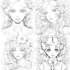 Little Princess Coloring Book - CraftNest - Digital Crafting and Art