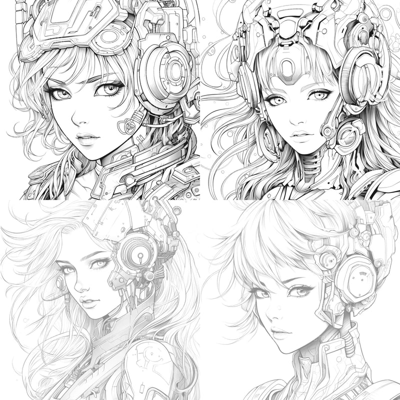 Druid Girl Coloring Book - CraftNest - Digital Crafting and Art