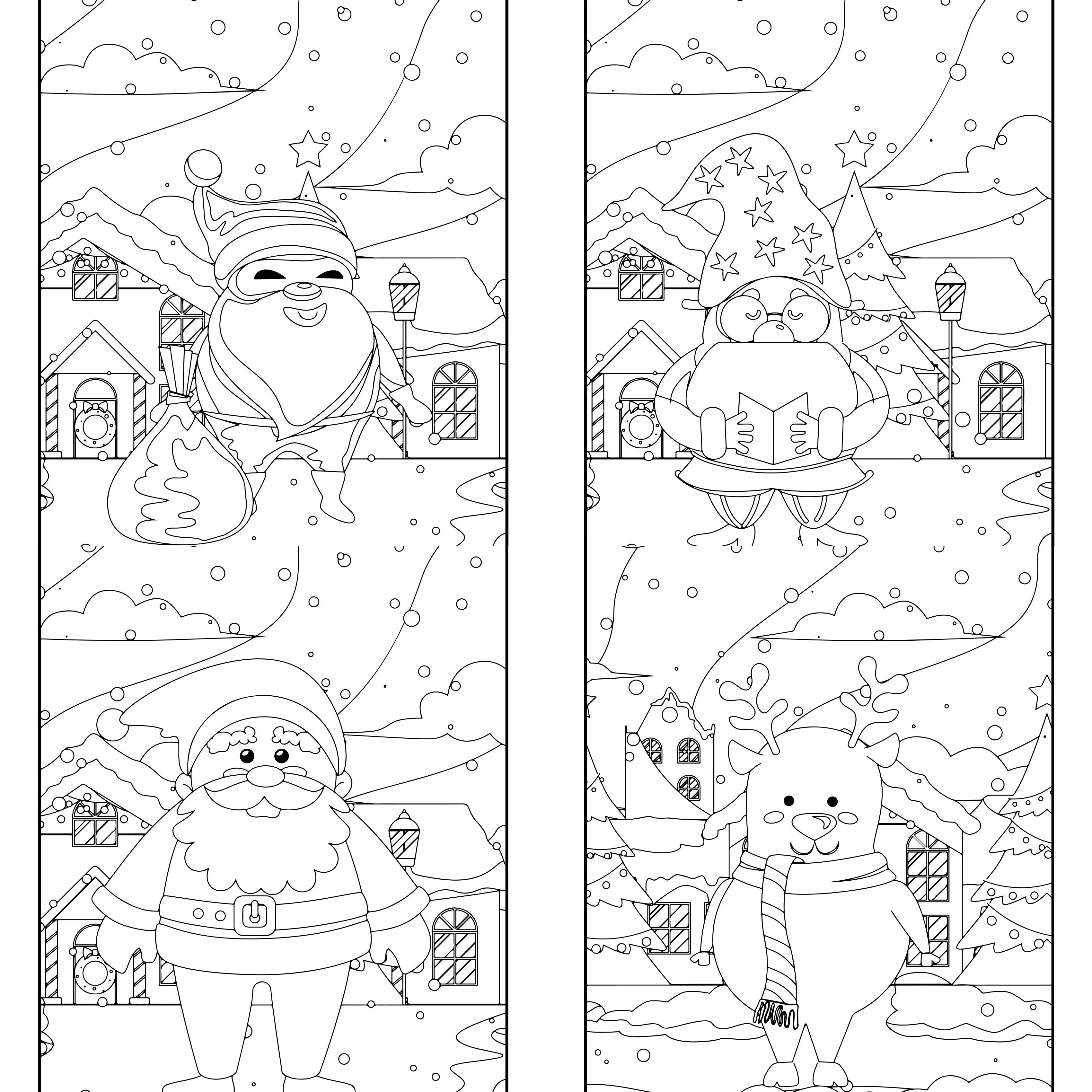 Kids Christmas Coloring Book Volume