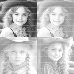 Country Girl Coloring Book - CraftNest - Digital Crafting and Art