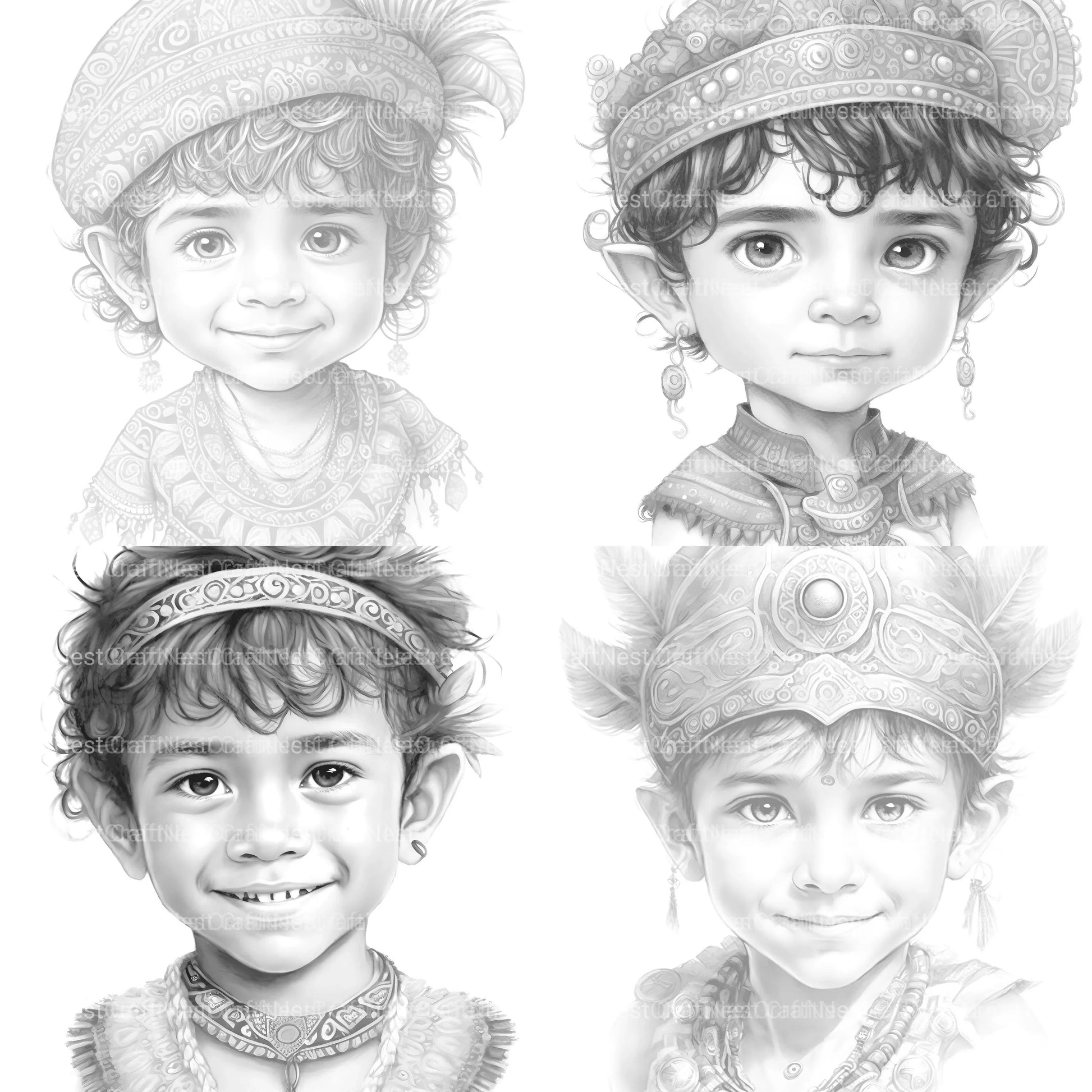 Princess Coloring Book - CraftNest - Digital Crafting and Art