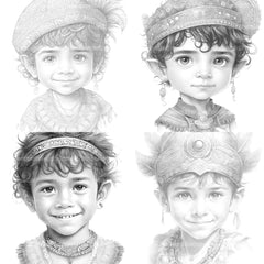 Princess Coloring Book - CraftNest - Digital Crafting and Art