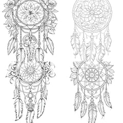 Dreamcatcher Coloring Book - CraftNest - Digital Crafting and Art
