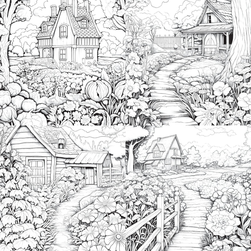 Farmers Garden Coloring Book 2 - CraftNest - Digital Crafting and Art