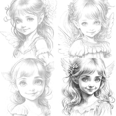 Flower Princess Coloring Book - CraftNest - Digital Crafting and Art