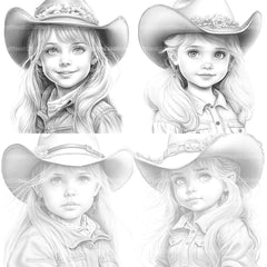 Flower Girl Coloring Book 2 - CraftNest - Digital Crafting and Art