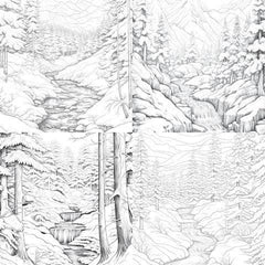 Winterland Coloring Book - CraftNest - Digital Crafting and Art