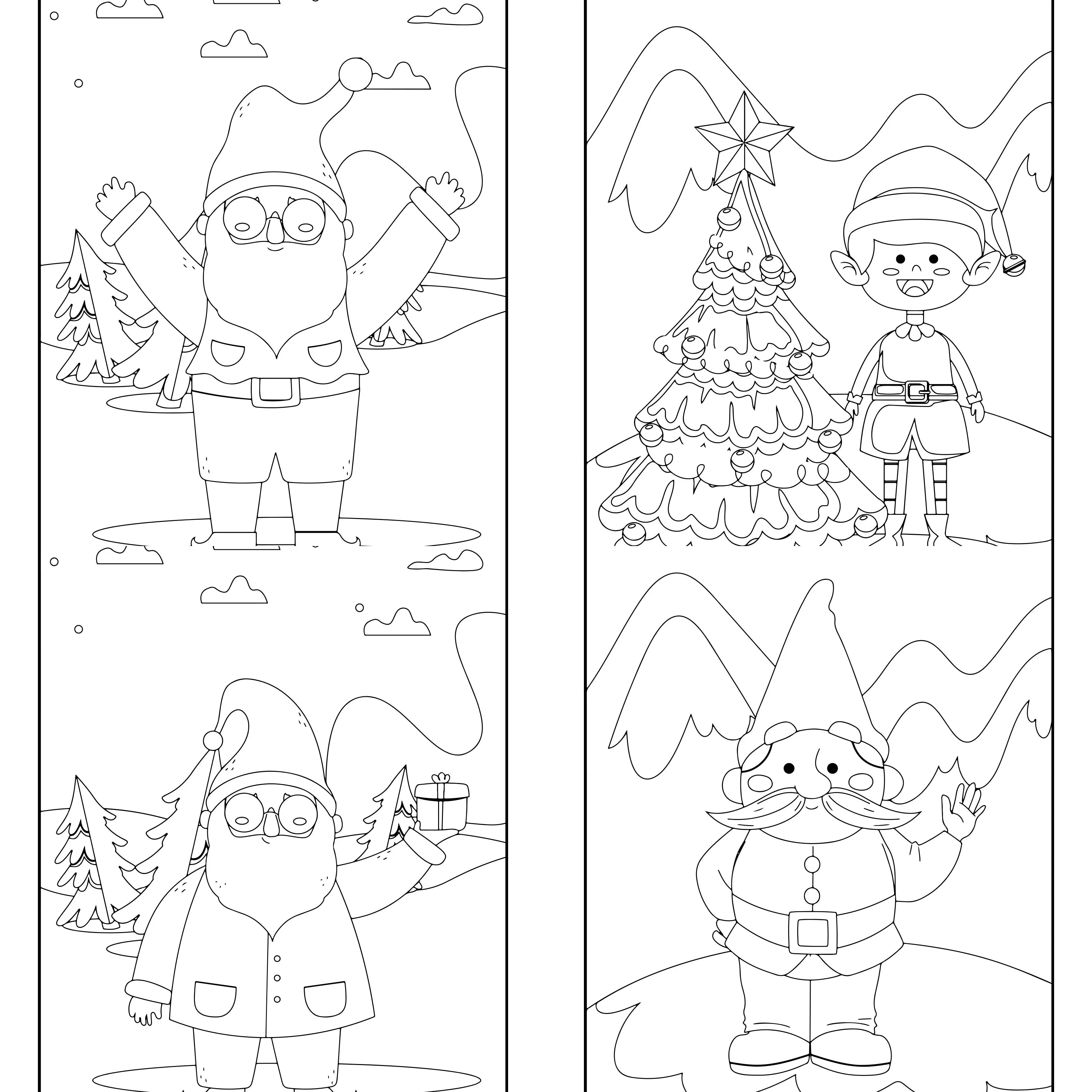 Kids Christmas Coloring Book Volume