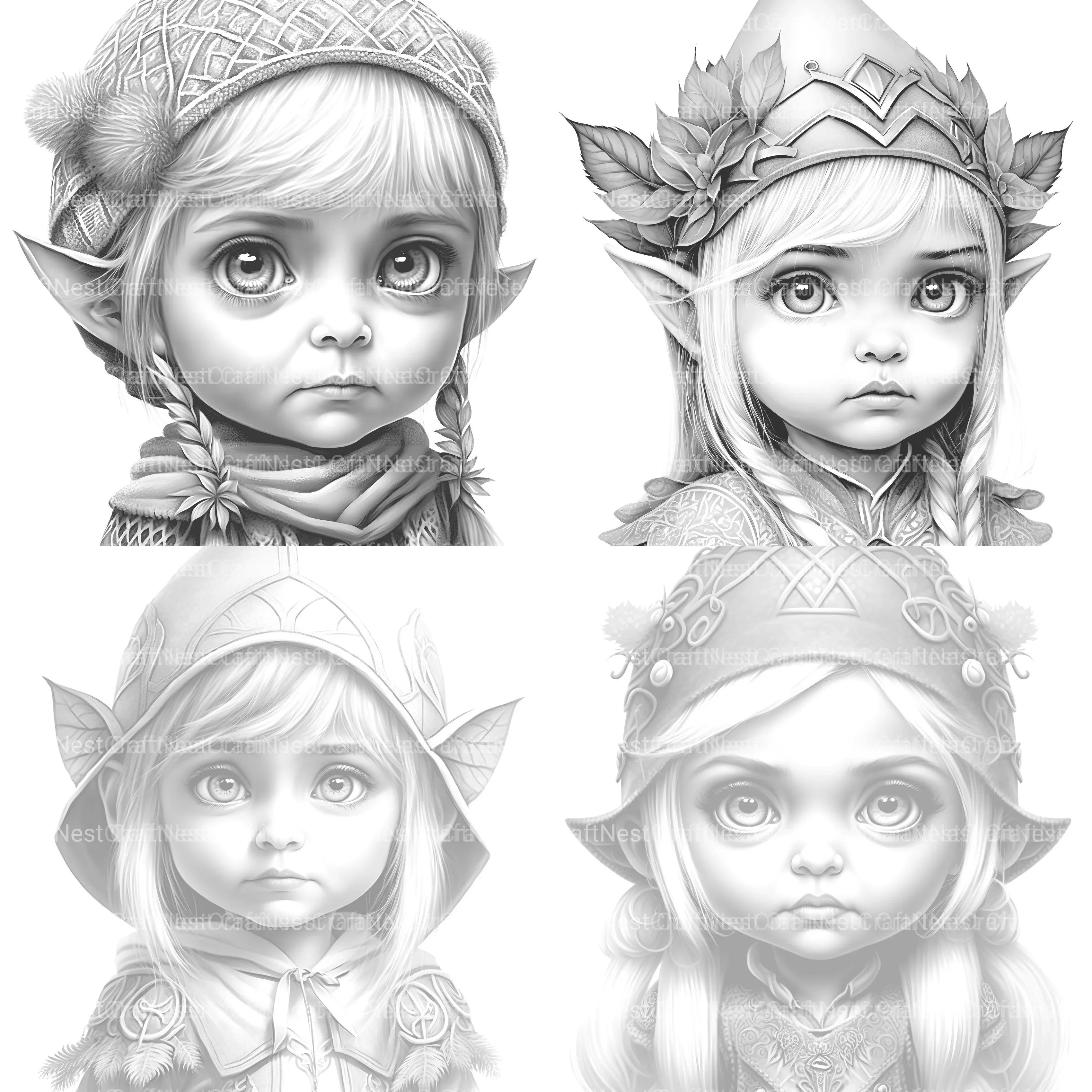 Gothic Girl Coloring Book - CraftNest - Digital Crafting and Art