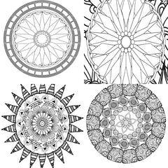 Colorist Heaven Mandala Designs Coloring Book - CraftNest - Digital Crafting and Art