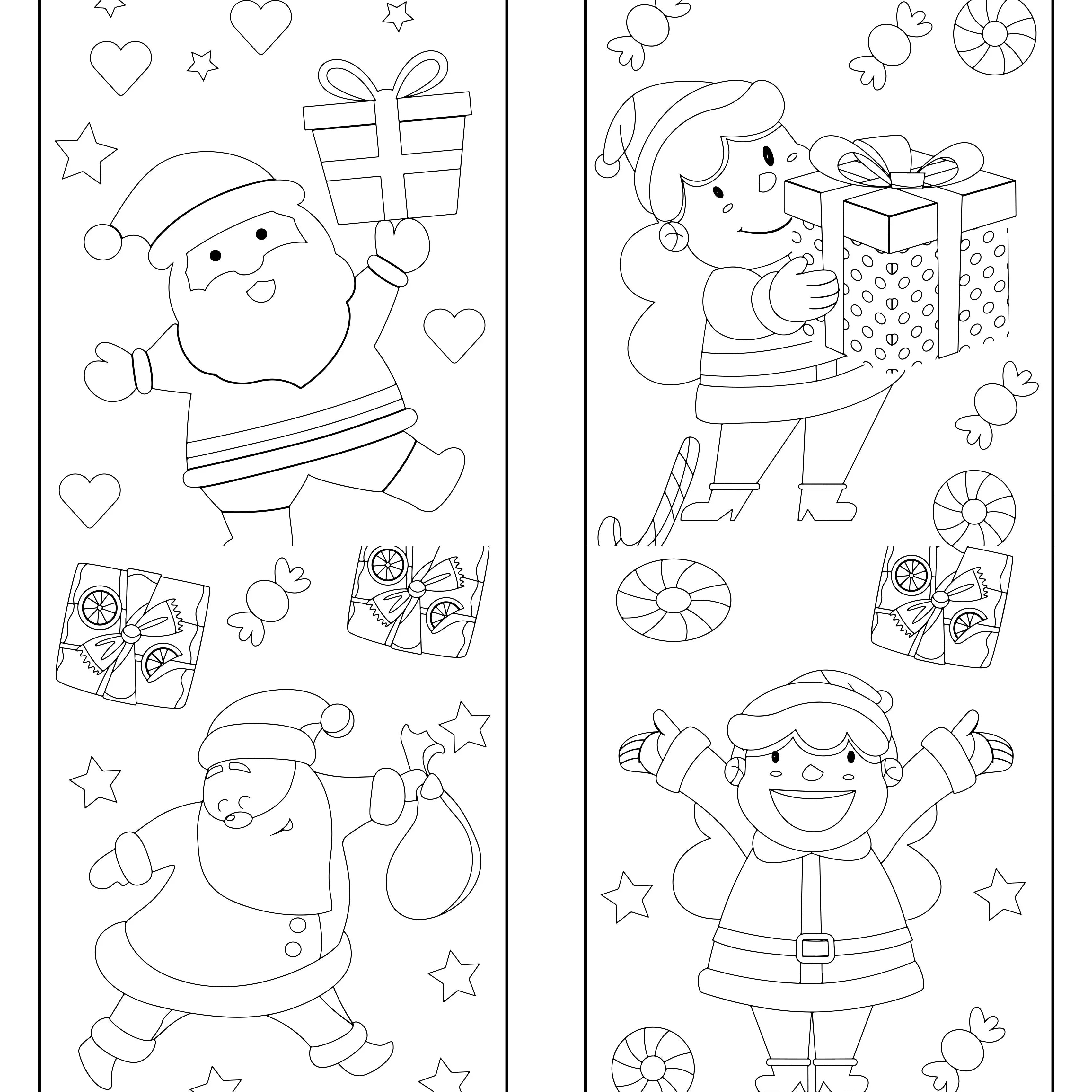 Kids Christmas Coloring Book Volume