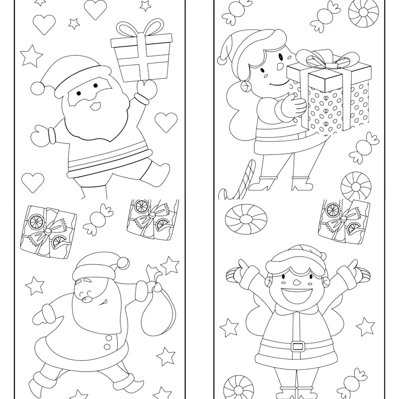 Kids Christmas Coloring Book Volume 9 - CraftNest - Digital Crafting and Art