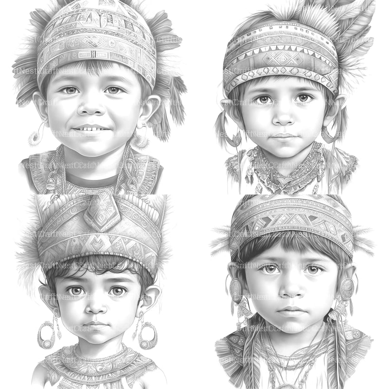 Babarian Boy Coloring Book - CraftNest - Digital Crafting and Art