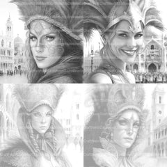 Victorian Woman Coloring Book - CraftNest - Digital Crafting and Art