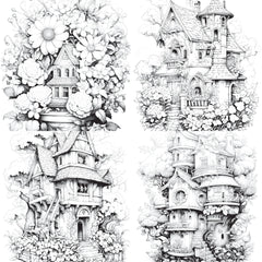 Blooming House Coloring Book - CraftNest - Digital Crafting and Art